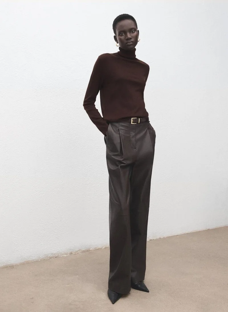 Mango  Turtleneck knitted sweater for Women | Best Price UAE